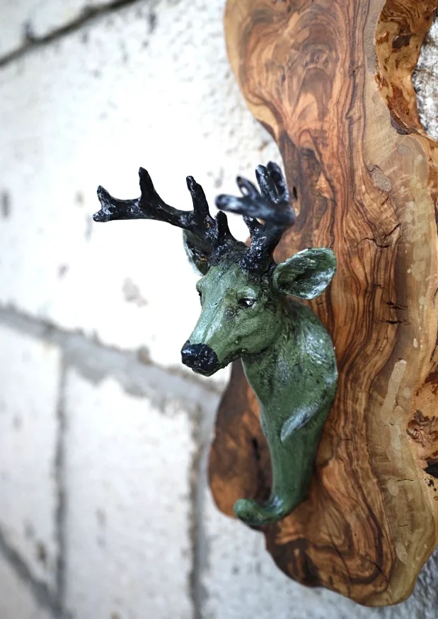 Olive Wall Decor,Wall Art, Deer Coat Rack (5) Olive Wall Decor,wall Art, Deer Coat Rack (5)