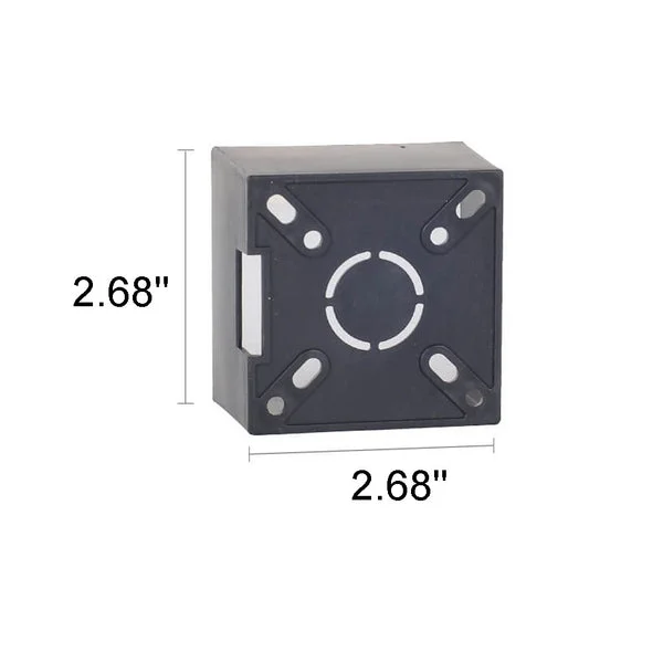 Minimalistische LED-wandlamp voor inbouwmontage