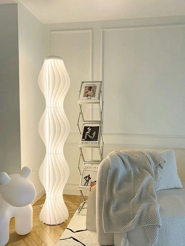 Chic Living room wavy floor lamp