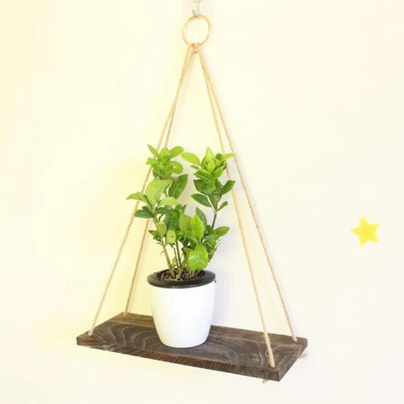 1 2 3 Tier Rustic Wooden Hanging Rope Shelf Handmade Solid Wood Floating Shelves Home Decorative Aad41714 2260 4a9b Bb5e 92bb4b292e85
