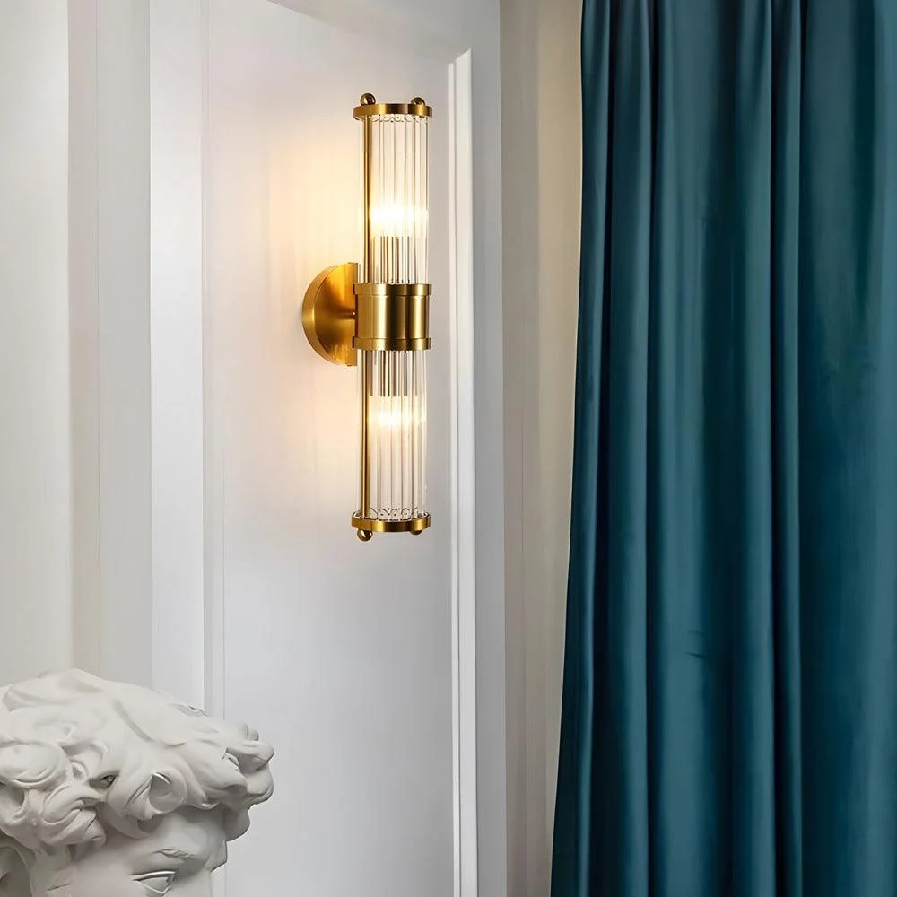 1-2_Light_Modern_Wall_Lamp_with_Cylindrical_Glass_-_-_tag1_-4116419 1/2 Light Modern Wall Lamp with Cylindrical Glass - - #tag1#