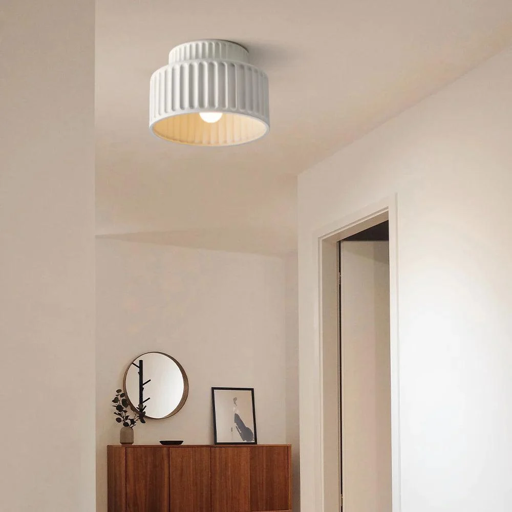 1-LightCreamStyleVintageDrumSemiFlushMountCeilingLamp_2 1 Lightcreamstylevintagedrumsemiflushmountceilinglamp 2