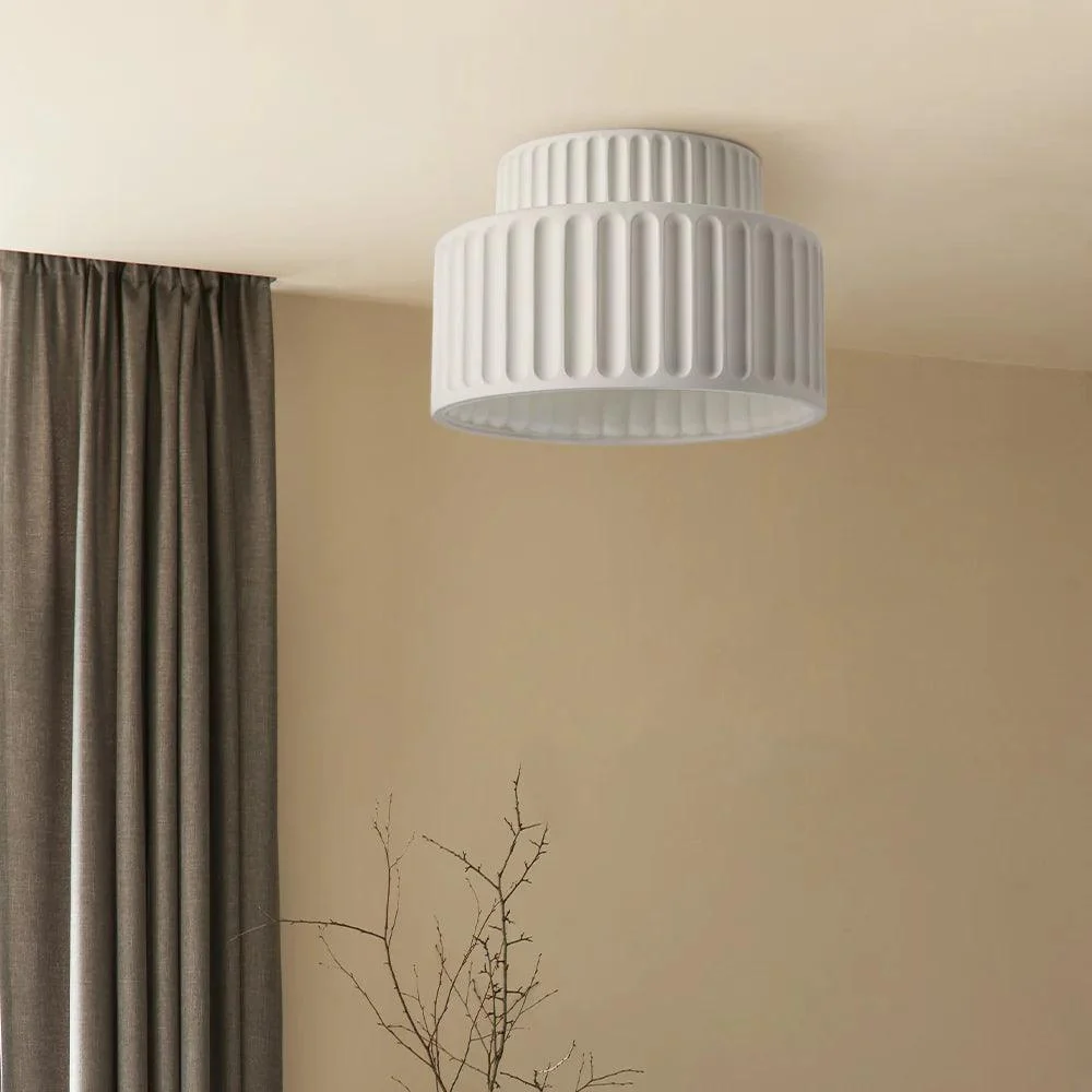 1-LightCreamStyleVintageDrumSemiFlushMountCeilingLamp_3 1 Lightcreamstylevintagedrumsemiflushmountceilinglamp 3