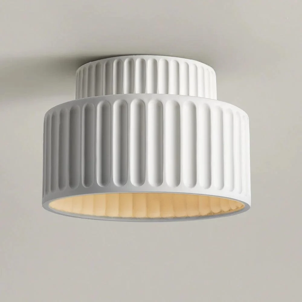 1-LightCreamStyleVintageDrumSemiFlushMountCeilingLamp_6 1 Lightcreamstylevintagedrumsemiflushmountceilinglamp 6