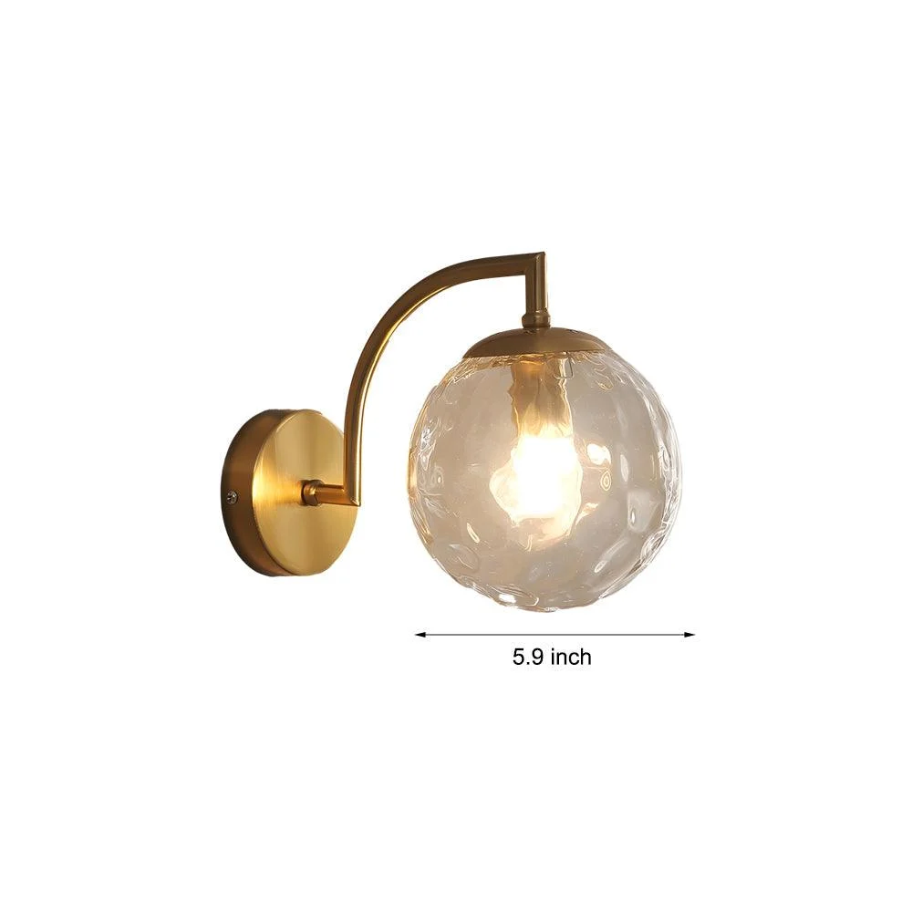 1-Light_Curved_Arm_Wall_Lamp_with_Spherical_Ribbed_Glass_Shade_-_-_tag1_-4115976 1-Light Curved Arm Wall Lamp with Spherical Ribbed Glass Shade - - #tag1#