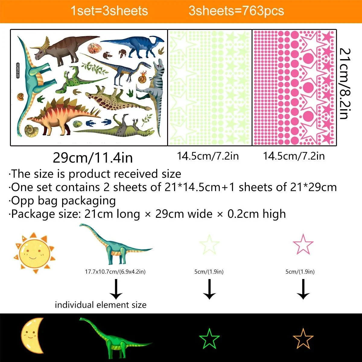 1 Set Afneembare Waterdichte Zelfklevende Dinosaurussen En Sterren Groene Lichtgevende Muurstickers Kinderkamerdecoratie.jpg 2620172c 6c8b 4668 A20b B6e1132d60a1