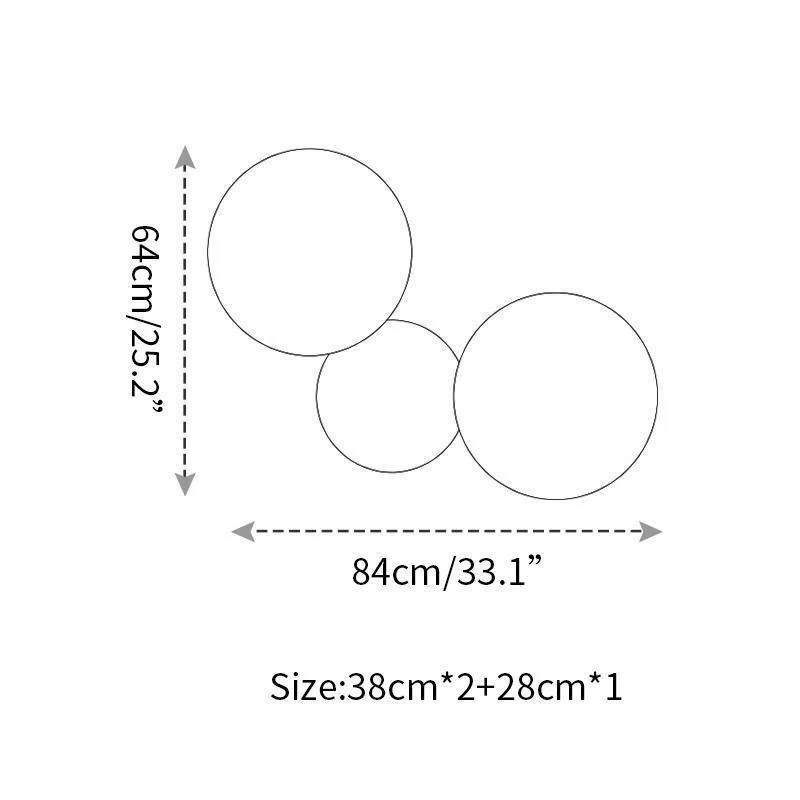 1.5.puck Wall Art Fluorescent Wall Light