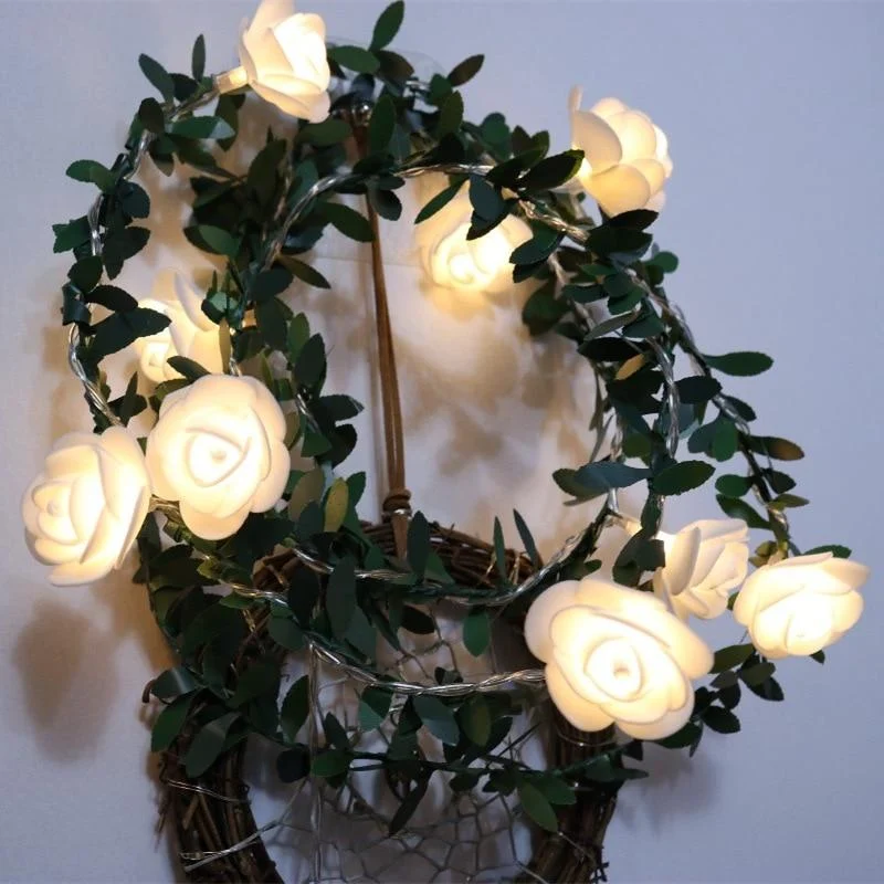 10 20 40leds Rose Flower Led Fairy String Lights Battery Powered Wedding Valentine S Day Event 6faec8fa 83a0 4370 9093 A95a75f339b3