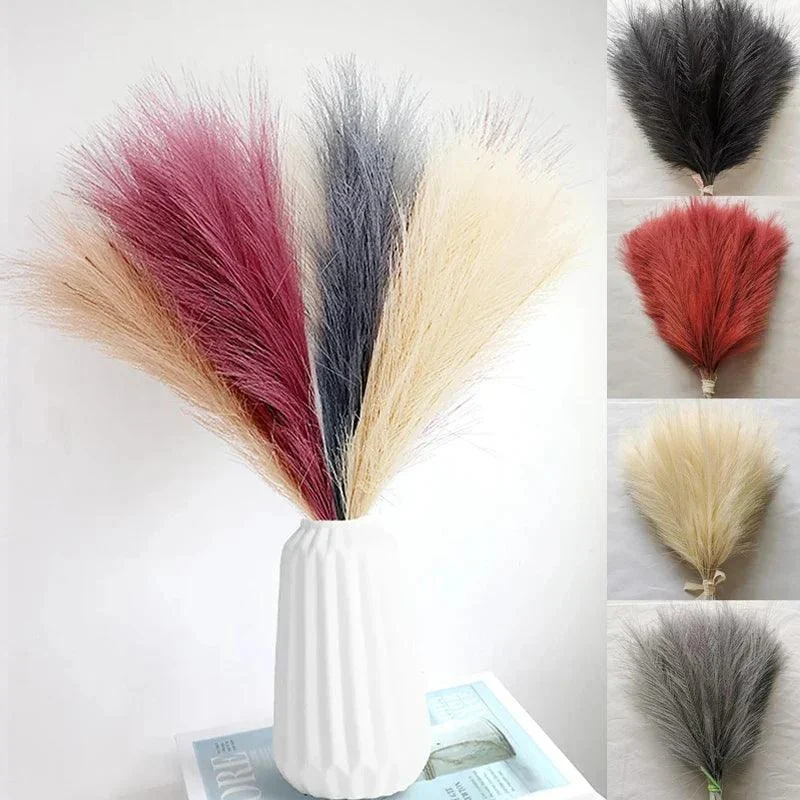 10 Stuks Kunstmatig Pampas Gras Boeket Simulatie Nep Plant Riet Bloemen Boeket Vakantie Bruiloftsfeest Huisdecoratie 42cm 63440bd4 60cb 4a55 B62f 7a17136cdf45