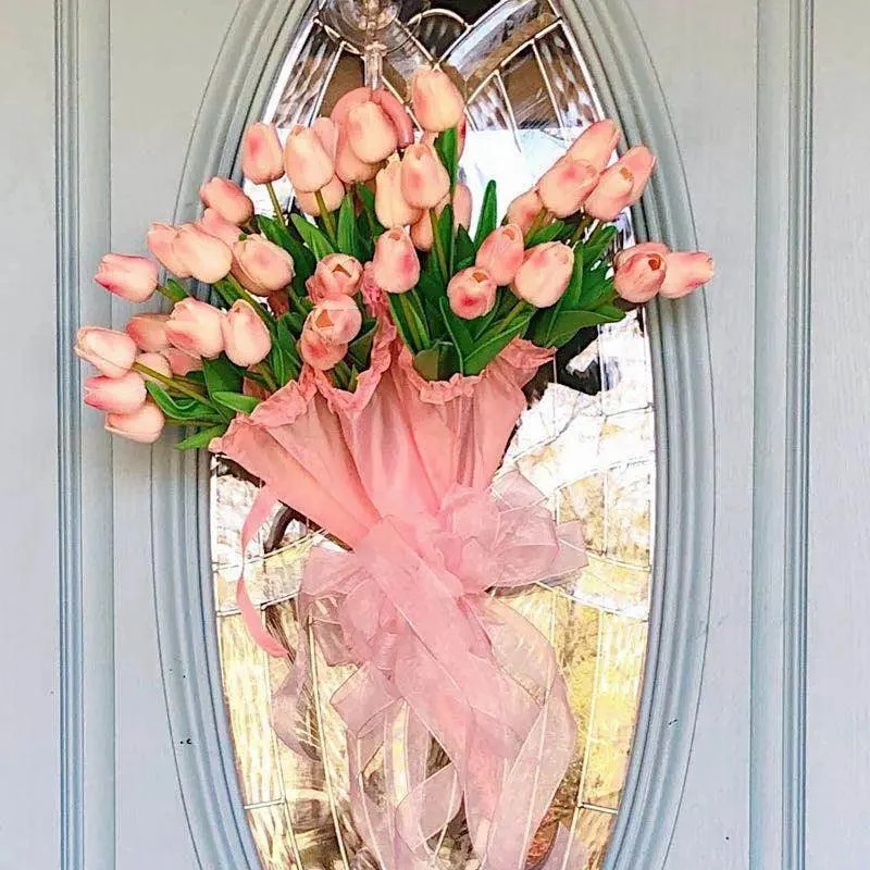 10_Heads_Tulips_Artificial_Flowers_-_-4115840 10 Heads Tulips Artificial Flowers -
