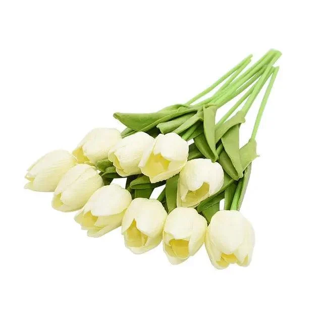 10_Heads_Tulips_Artificial_Flowers_-_-4115841 10 Heads Tulips Artificial Flowers -