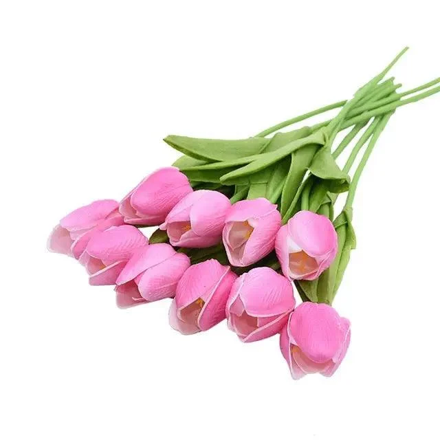 10_Heads_Tulips_Artificial_Flowers_-_-4115845 10 Heads Tulips Artificial Flowers -