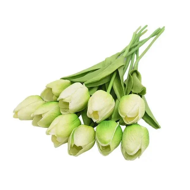 10_Heads_Tulips_Artificial_Flowers_-_-4115849 10 Heads Tulips Artificial Flowers -
