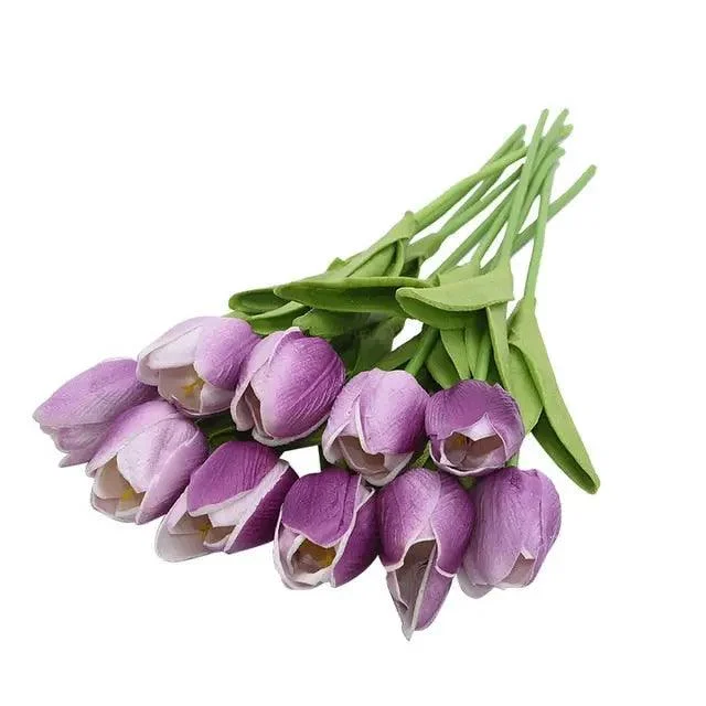 10_Heads_Tulips_Artificial_Flowers_-_-4115851 10 Heads Tulips Artificial Flowers -