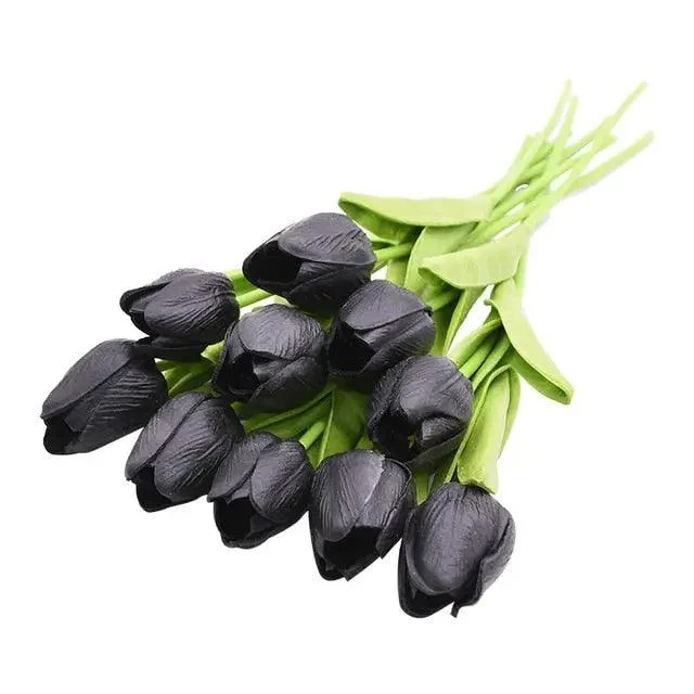 10_Heads_Tulips_Artificial_Flowers_-_-4115858 10 Heads Tulips Artificial Flowers -