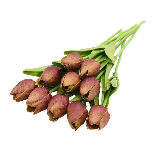 10_Heads_Tulips_Artificial_Flowers_-_-4115859 10 Heads Tulips Artificial Flowers -