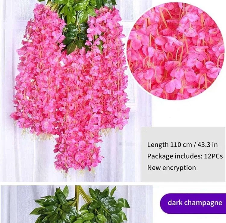 12Pcs_Artificial_Flower_Rattan_Wreath_Arch_Wedding_Home_Garden_Office_Decoration_pendant_Plant_-_-_tag1_-4116427 12Pcs Artificial Flower Rattan Wreath Arch Wedding Home Garden Office Decoration pendant Plant - - #tag1#
