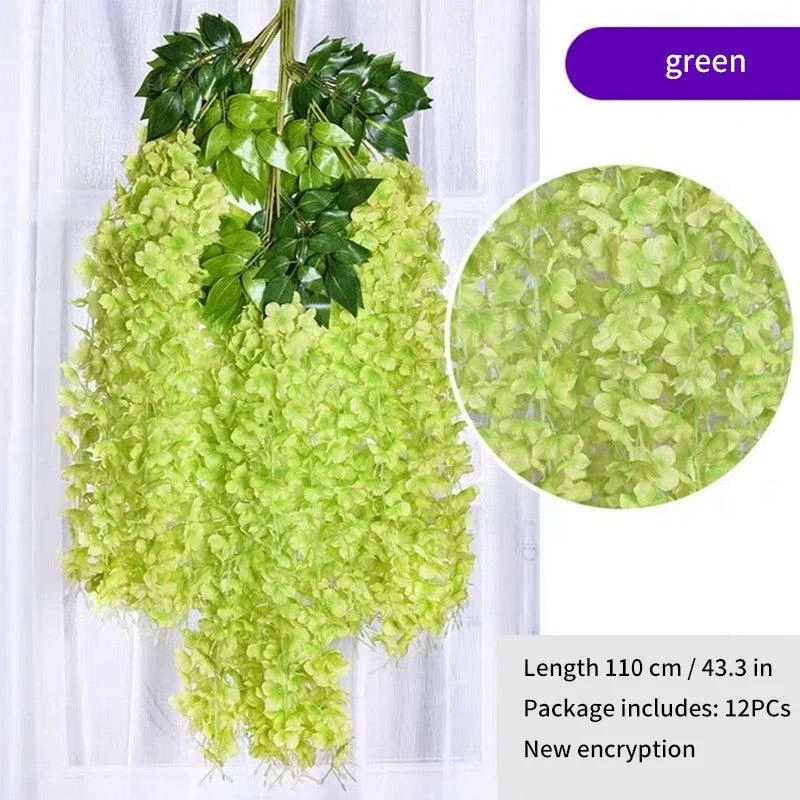 12Pcs_Artificial_Flower_Rattan_Wreath_Arch_Wedding_Home_Garden_Office_Decoration_pendant_Plant_-_-_tag1_-4116439 12Pcs Artificial Flower Rattan Wreath Arch Wedding Home Garden Office Decoration pendant Plant - - #tag1#