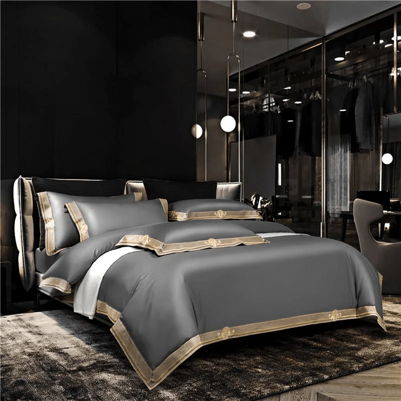 13 Descript Premium High End 1000tc Egyptian Cotton Red Green 46pcs Super King Bedding Set Embroidery Duvet Cover 1 Bed Sheet 2pillowcases