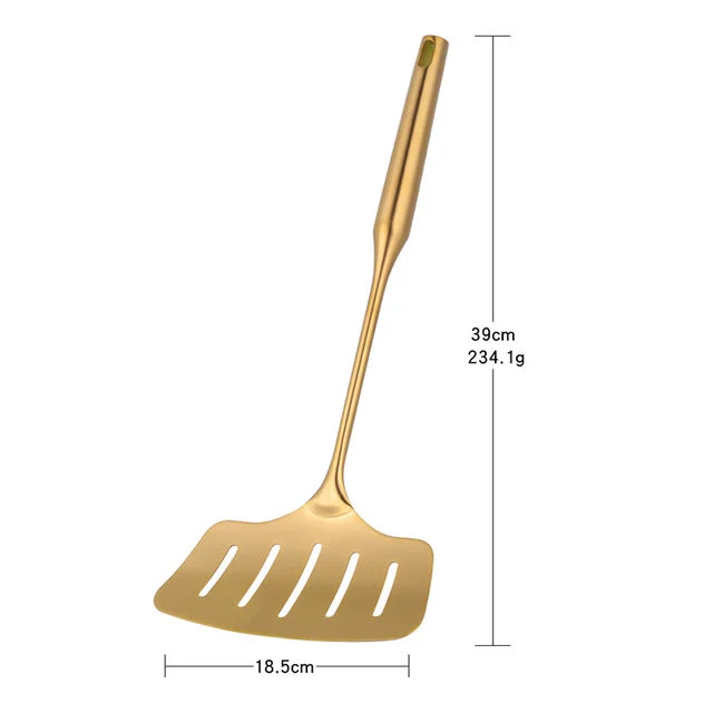 1pcs Stainless Steel Gold Cooking Tools Anti Slip Handle Kitchen Utensils Set Turner Ladle Spoon Home.jpg 640x640 53ad0313 A21a 40f6 Bda5 885e62e9aec0