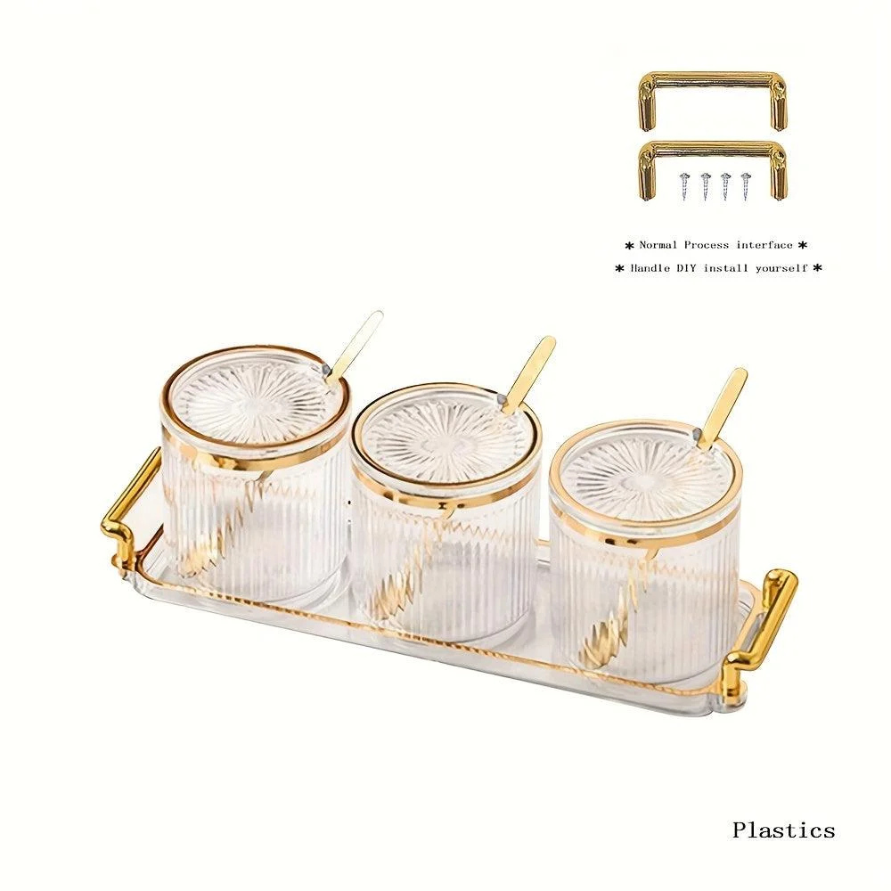 1 Set Candy Servers With Platter, Snack Serving Tray Set, Dessert Bowls -  - #tag1#