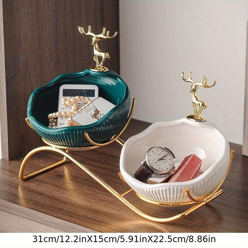 1 set Stylish Entryway Shoe Cabinet with Key Storage Tray and Sundries Rack -  - #tag1#