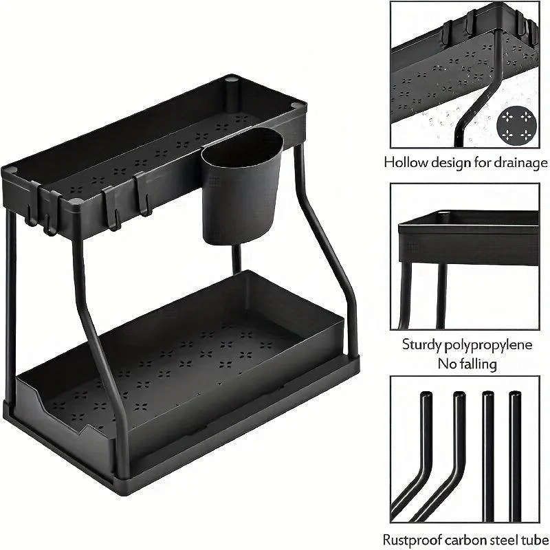 1pc_2-Tier_Sliding_Under_Sink_Organizers_And_Storage_-_-_tag1_-4116642 1pc 2-Tier Sliding Under Sink Organizers And Storage - - #tag1#