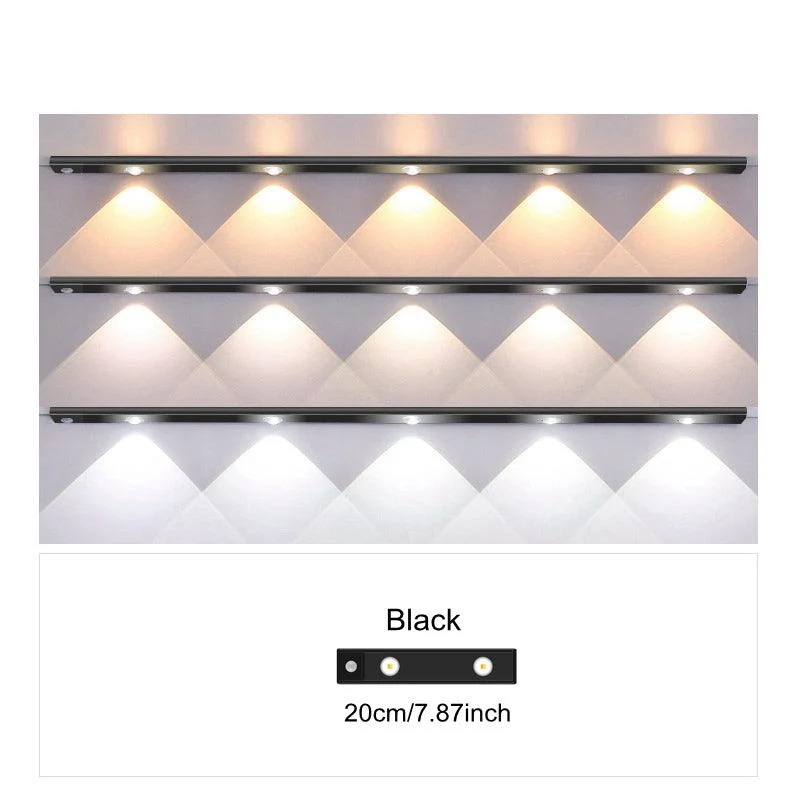 1pc LED Cabinet Light With Motion Sensor, Ultra Thin Human Body Induction Intelligence LED Lamp -  - #tag1#