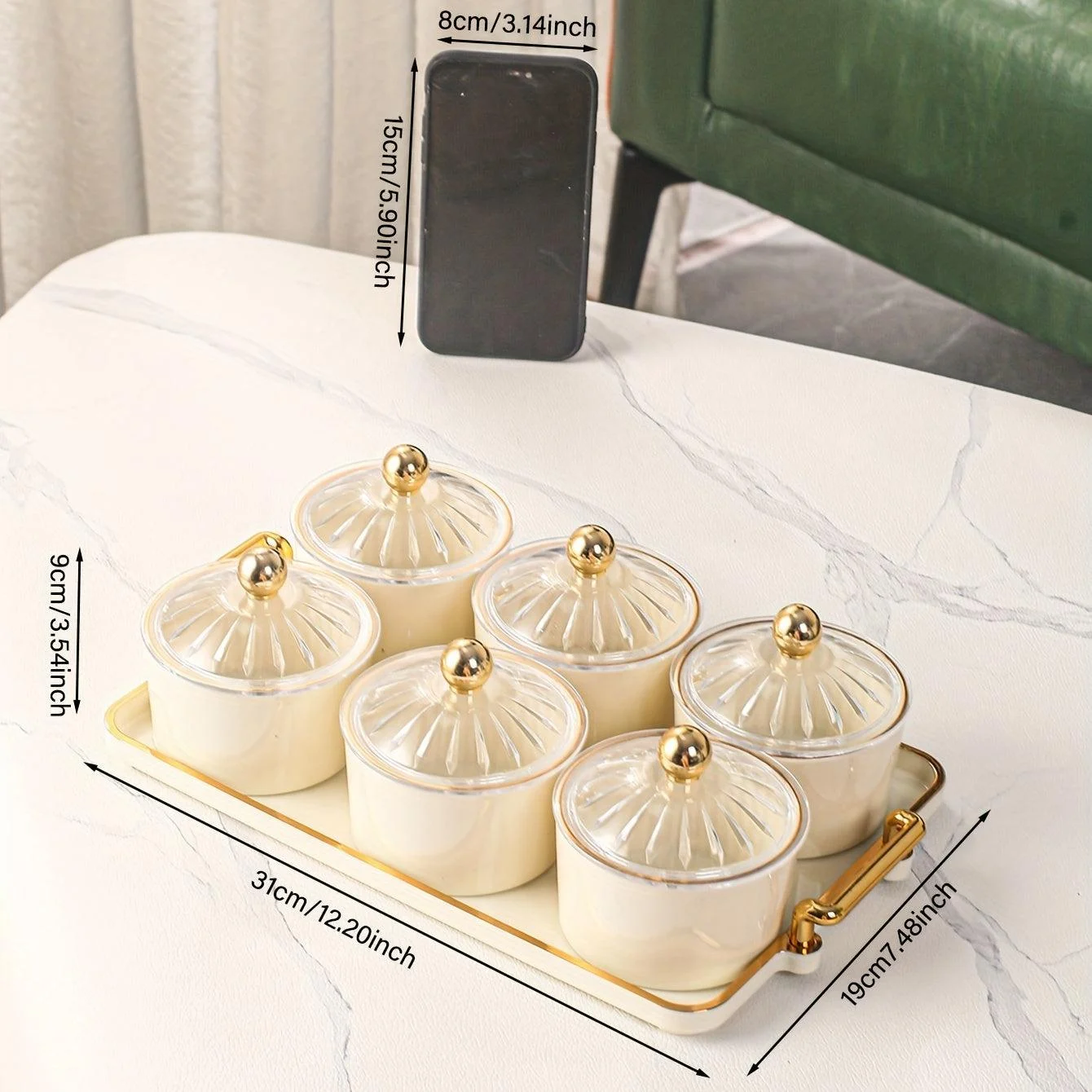 1pc_Nordic_Dried_Fruit_Snack_Plate_-_Clear_Round_Fruit_Plate_with_Divided_Grid_and_Lid_Box_-_Iron_Craft_Tray_with_Six_Cans_-_-_tag1_-4117982 1pc, Nordic Dried Fruit Snack Plate - Clear Round Fruit Plate with Divided Grid and Lid Box - Iron Craft Tray with Six Cans - - #tag1#