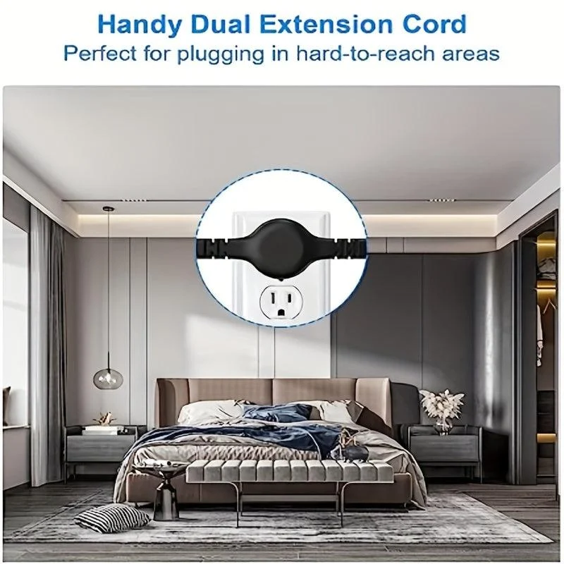 1pc_Twin_Extension_Cord_Power_Strip_12_Feet_Double_Extension_Cord_-_-_tag1_-4117648 1pc Twin Extension Cord Power Strip, 12 Feet Double Extension Cord - - #tag1#