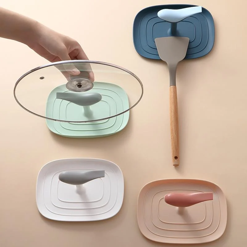 1pcs Multifunctional Kitchen Pot Lid Rack Tableware Storage Holder Mat Tool Household Kitchen Spatula Spoon Shelves 8221dab9 2326 4b33 8931 D32fe9023b14