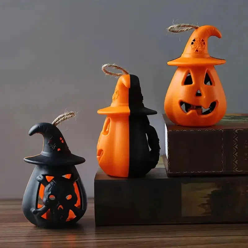 2-Pack: LED Lamp Halloween Pumpkin Light -  - #tag1#