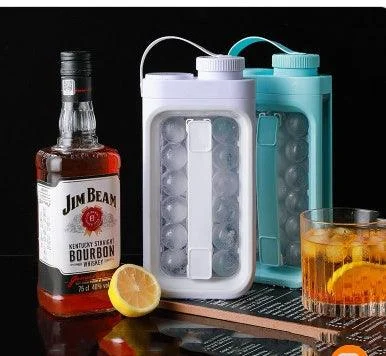 2-in-1 Portable Quick Release Ice Ball Maker - Homeko