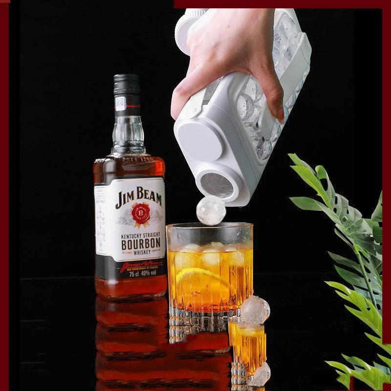 2-in-1 Portable Quick Release Ice Ball Maker - Homeko