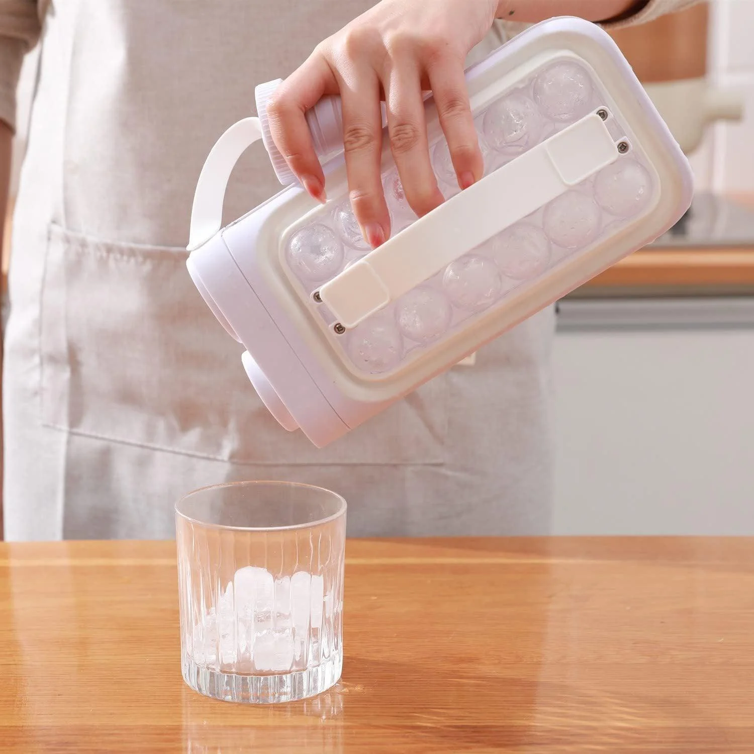 2-in-1 Portable Quick Release Ice Ball Maker - Homeko