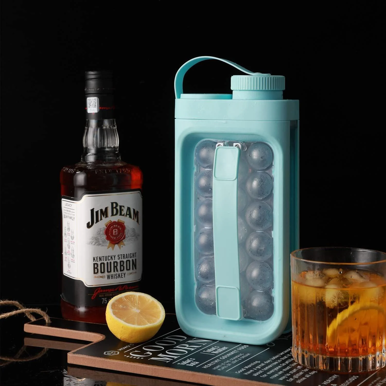 2-in-1 Portable Quick Release Ice Ball Maker - Homeko