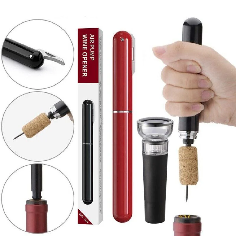 2-in-1_Air_Pressure_Pump_Wine_Bottle_Opener_with_Foil_Cutter_-_-_tag1_-4118437 2-in-1 Air Pressure Pump Wine Bottle Opener with Foil Cutter - - #tag1#