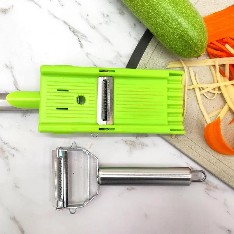 2-in-1_Vegetable_Shredder_Slicer_Multi_Double_Knife_Peeler_-_-_tag1_-4118767 2-in-1 Vegetable Shredder & Slicer, Multi Double Knife Peeler - - #tag1#