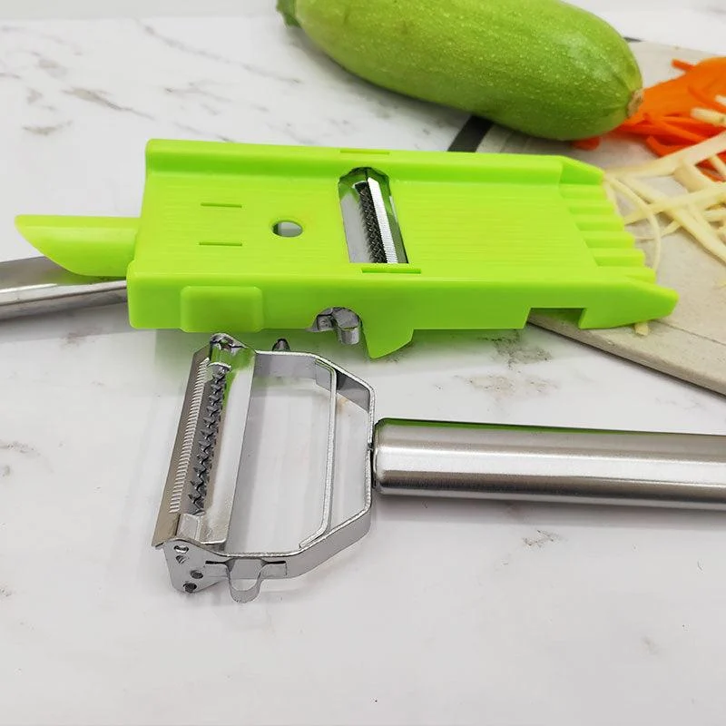 2-in-1_Vegetable_Shredder_Slicer_Multi_Double_Knife_Peeler_-_-_tag1_-4118773 2-in-1 Vegetable Shredder & Slicer, Multi Double Knife Peeler - - #tag1#