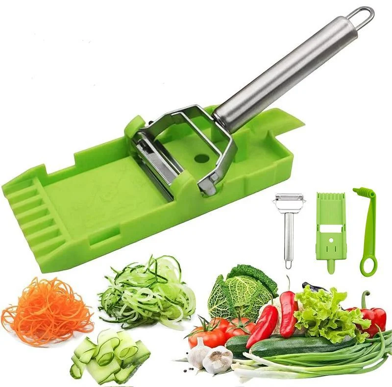 2-in-1_Vegetable_Shredder_Slicer_Multi_Double_Knife_Peeler_-_-_tag1_-4118788 2-in-1 Vegetable Shredder & Slicer, Multi Double Knife Peeler - - #tag1#