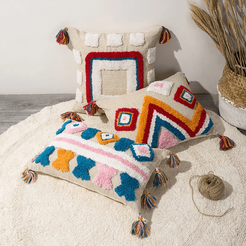 2-main-housse-de-coussin-geometrique-taie-d39oreiller-coloree-style-boheme-avec-fleurs-brodees-en-3d-faite-a-la-main-3-tailles 2 Main Housse De Coussin Geometrique Taie D39oreiller Coloree Style Boheme Avec Fleurs Brodees En 3d Faite A La Main 3 Tailles