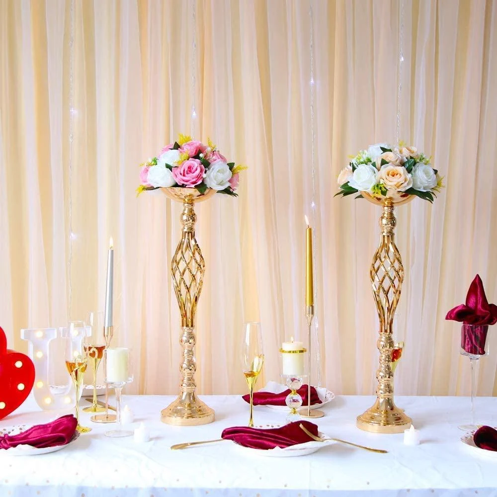 2-piece_Metal_Gold_Candlestick_Table_Piece_-_-_tag1_-4118830 2-piece Metal Gold Candlestick Table Piece - - #tag1#