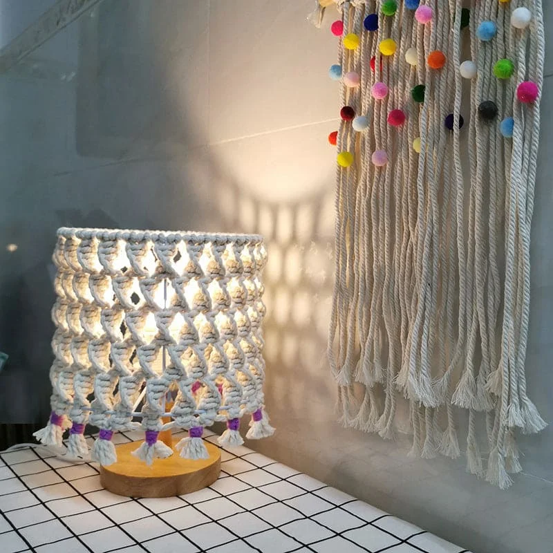 LightWave Gevlochten Touw Nachtlamp