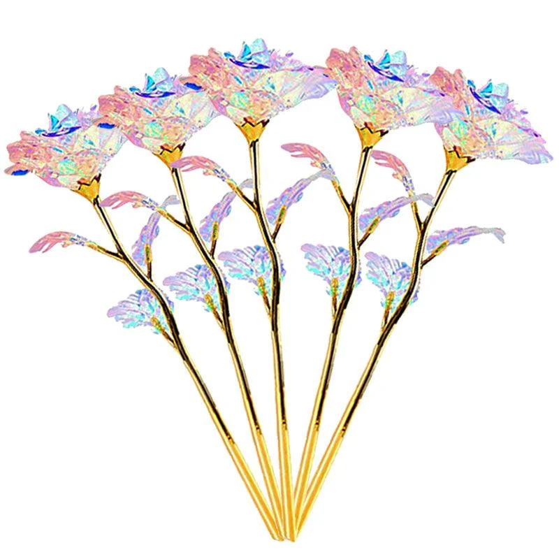 20pcs_Rose_Golden_Crystal_Artificial_Rose_Flower_Best_Gift_-_-_tag1_-4119202 20pcs, Rose Golden Crystal Artificial Rose Flower, Best Gift - - #tag1#