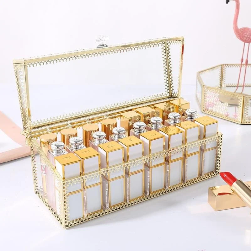 24-grids-gold-edge-glass-lipstick-storage-holders-copper-lipstick-makeup-cosmetic-organizer-glass-storage-box_c8c34a4b-51bb-4a34-82c4-9c1d82c83c31 24 Grids Gold Edge Glass Lipstick Storage Holders Copper Lipstick Makeup Cosmetic Organizer Glass Storage Box C8c34a4b 51bb 4a34 82c4 9c1d82c83c31