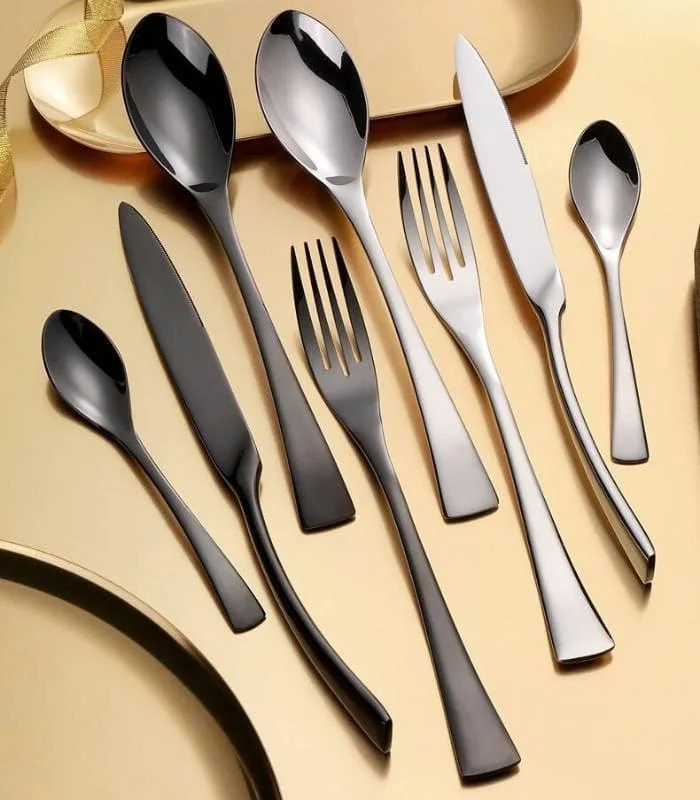 24_Pcs_Cutlery_Set_New_York_Stainless_Steel_Flatware_18-8_-_-_tag1_-4117393 24 Pcs Cutlery Set New York Stainless Steel Flatware 18/8 - - #tag1#