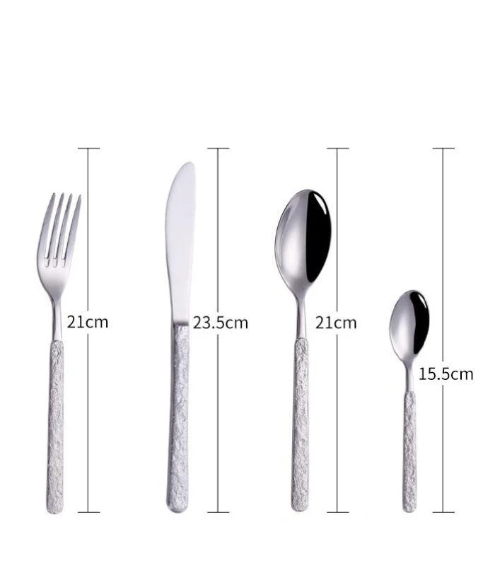 24_pc_Cutlery_Set_Premium_Stainless_Steel_Hummered_Handle_Gold_-_-_tag1_-4117165 24 pc Cutlery Set Premium Stainless Steel Hummered Handle Gold - - #tag1#