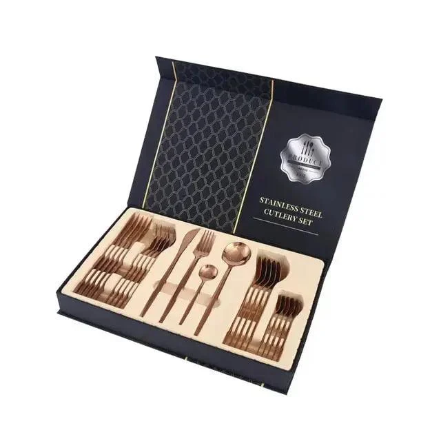 24 pieces Stainless Steel Flatware - - #tag1#