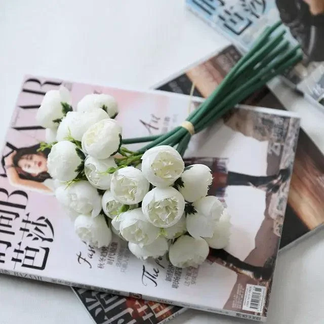 27_Heads_Silk_Rose_Bouquet_-_-4116026 27 Heads Silk Rose Bouquet -
