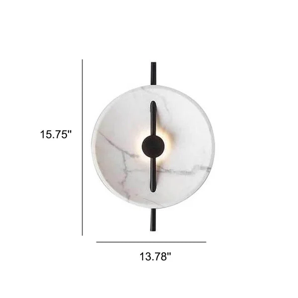 SOLARGARDEN Ronde LED-wandlamp